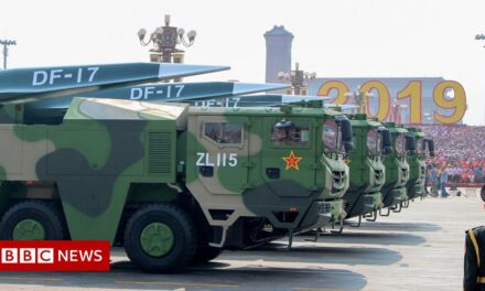 Fears of new arms race after Chinese missile test
