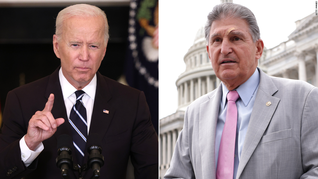 Talks between Manchin and Biden at standstill as Build Back Better likely stalled until next year