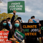 Climate Activists Rally at the White House to Demand Action