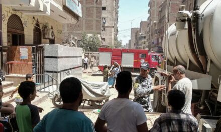 Children among dozens killed in Egypt church fire